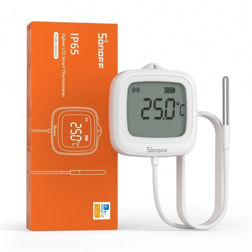 senzor inteligent sonoff snzb-02ld, zigbee 3.0 , temperatura, umiditate si lumina - imagine 6